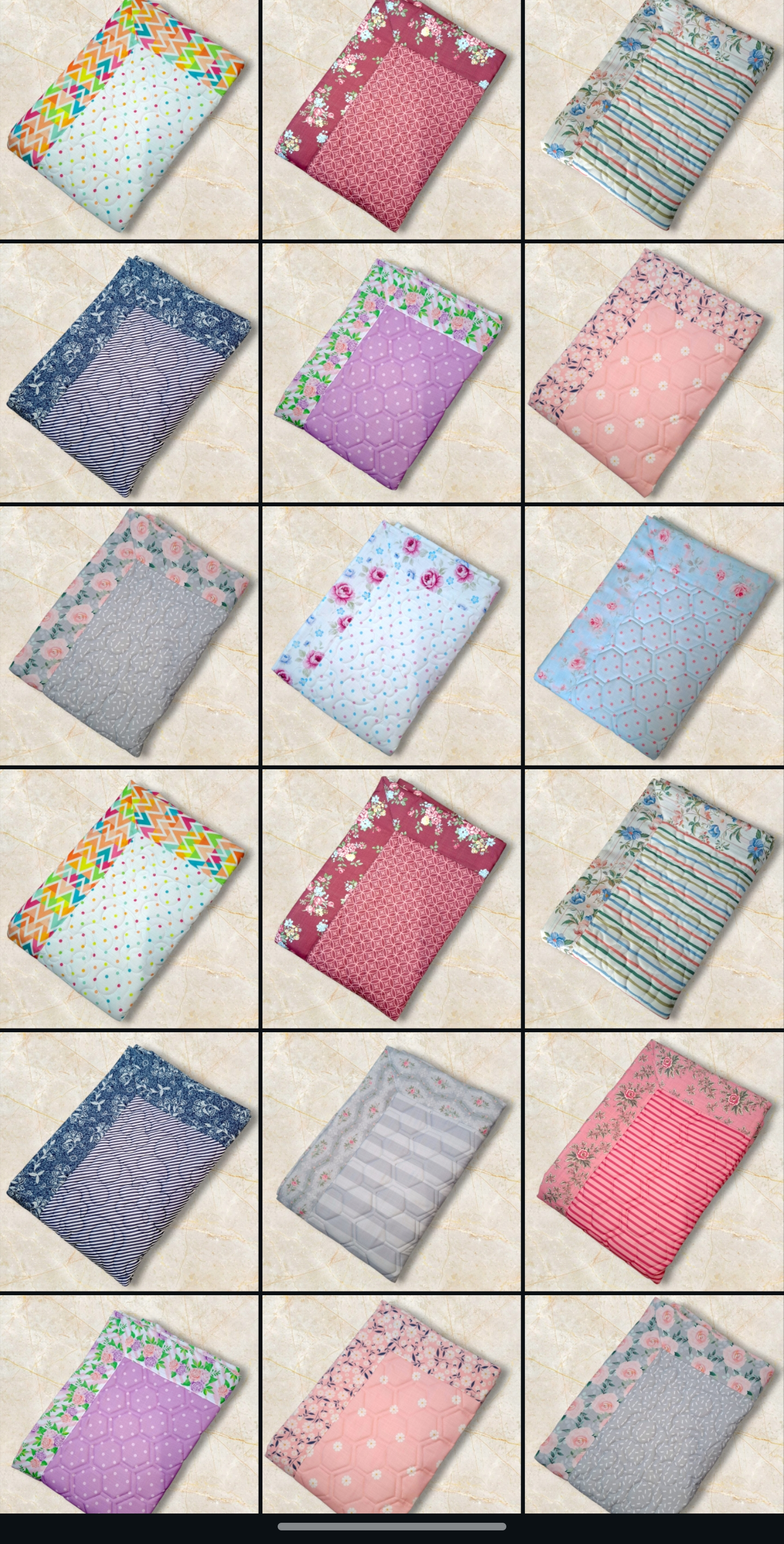  Ladies Quilted Masallah 
